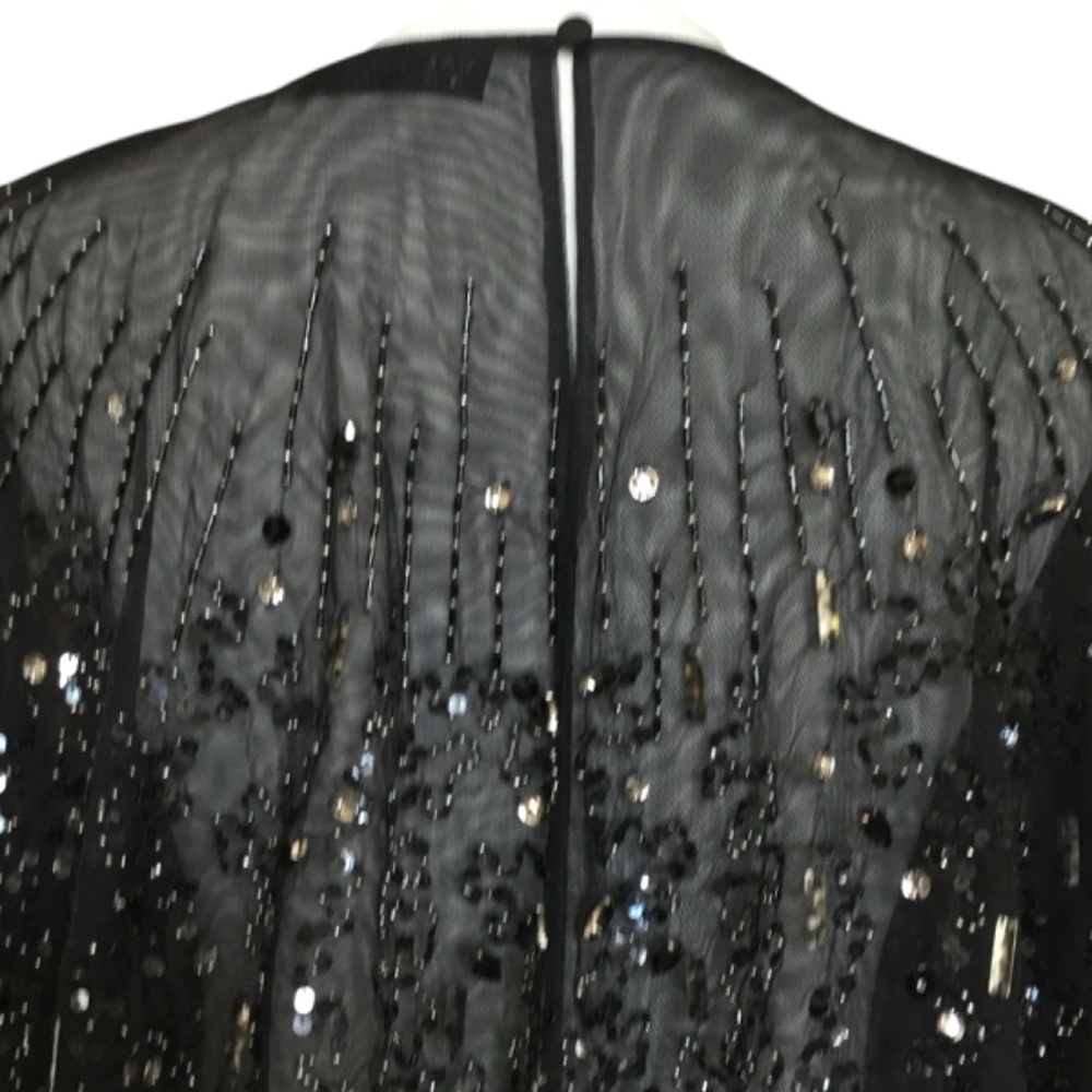 Mac Duggal Beaded Mini Capelet - Picture 7 of 12